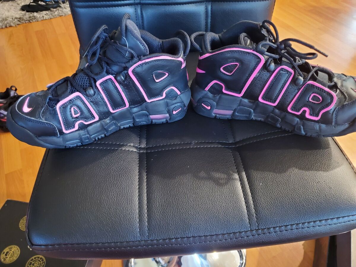 NIKE AIR MORE UPTEMPO GS PINK BLAST SIZE 4 1/2 Y 415082 003 NIKE AIR MORE UPTEMPO GS PINK BLAST SIZE 4 1/2 Y 415082 003