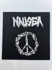 Nausea Cloth Patch Sew On Badge Punk Rock  4" X 4" (CP367)