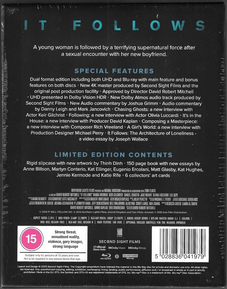 It Follows 4K UHD Region Free + Blu-Ray Region B (Maika Monroe) - image 3 of 4