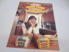#35 Vintage Continental Baking HOME PRIDE SWEEPSTAKES Promotional Folder wonder