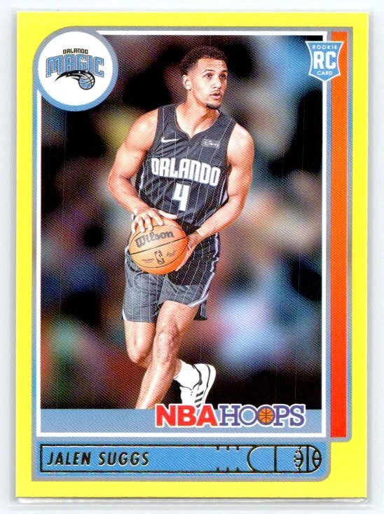 Jalen Suggs 2021-22 Hoops Rookie Yellow #210