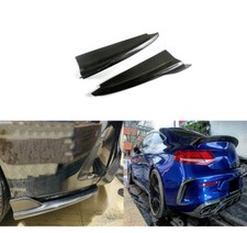 f&uuml;r MERCEDES BENZ W205 C63 AMG 2DR ECHT Carbon Hecksplitter Spoiler Flaps Lippe