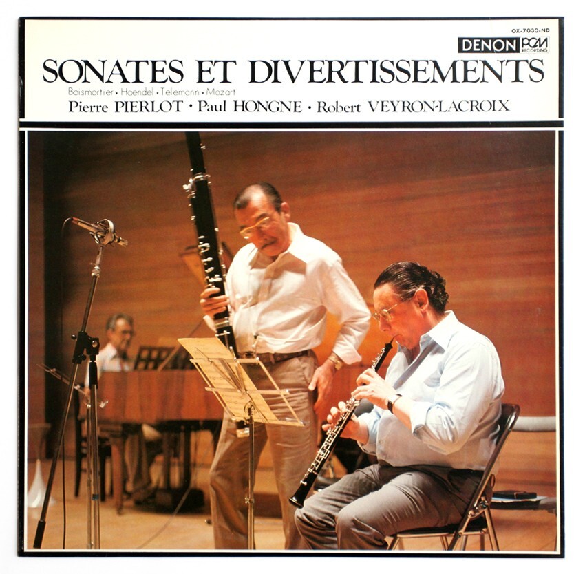 NM PIERLOT HONGNE VEYRON-LACROIX recital japan Denon OX-7030-ND