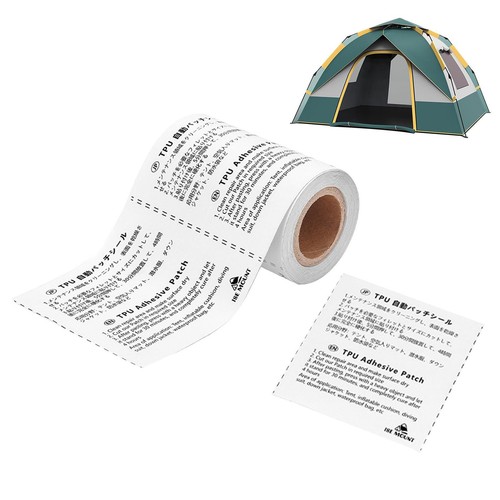 NEW Waterproof Tent Repair Canvas Awning Sail Kites Adhesive Patches Tape Kit