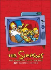 The Simpsons - The Complete Fifth Season collector's ed DVD  1993 - GOOD