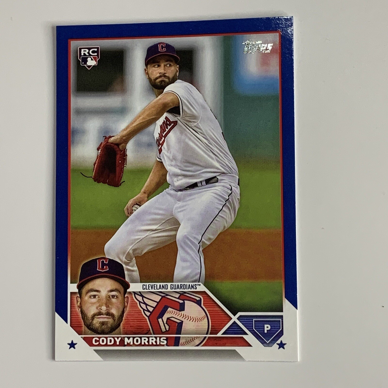 2023 Topps Series 2 CODY MORRIS Rookie Card #507 Royal Blue Parallel Guardians
