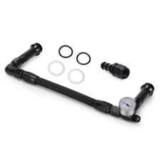 For Holley 4150 Double Pumper Carb Braided Fuel Line 6AN 3/8" Hose Universal