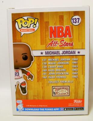 MICHAEL JORDAN #137 NBA ALL-STARS 1988 BASKETBALL FUNKO POP 2023