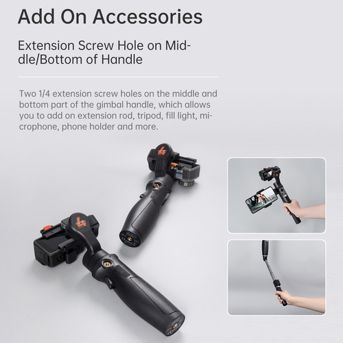 hohem iSteady Pro4 Wireless 3-Axis Sports Cameras Gimbal Stabilizer Anti-Shake - Picture 5 of 12