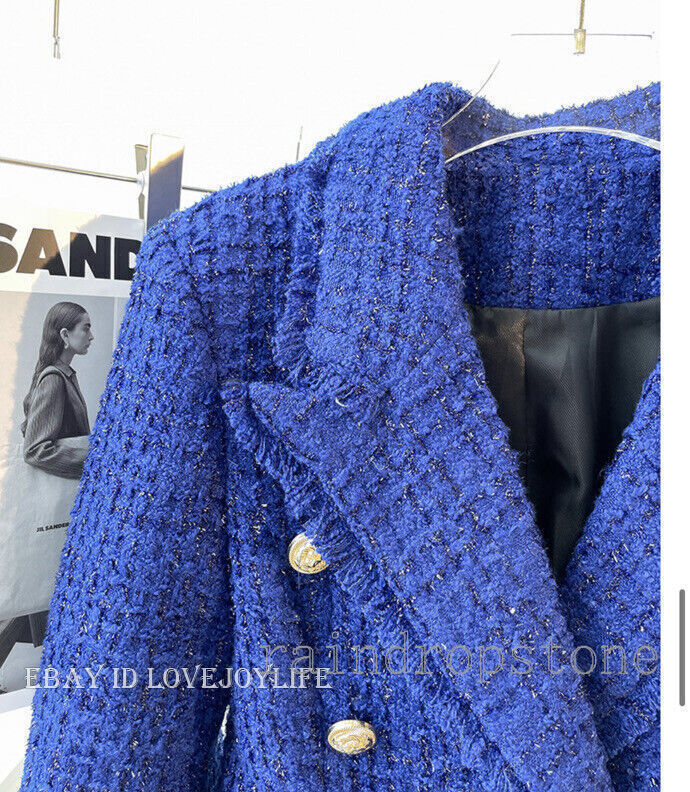 BLUELEA ブルレア Double button tweed jacket BLUELEA ブルレア Double button tweed jacket BLUELEA ブルレア