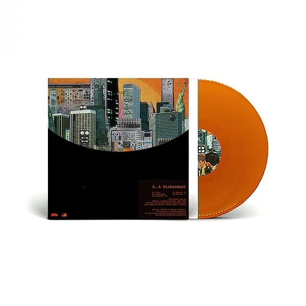 Diskordant by A_A (Satoshi Tomiie + Nao Gunji) Orange Vinyl 12" (Live Recording) - Image 3 of 4