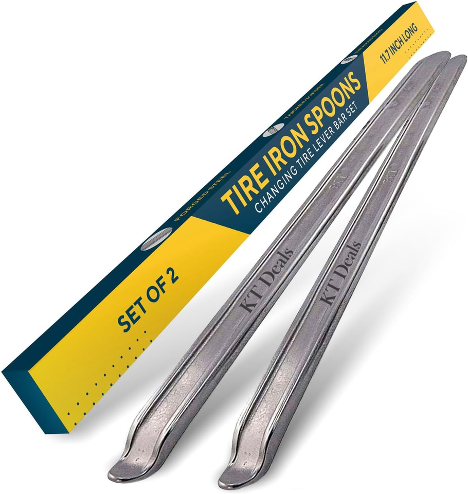 Tire Iron Spoons Changing Tire Lever Bar Set Tire Repair Tool Kit Rim
