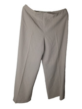 Vintage Armani Collezioni Italy Taupe Pants Size 10 Wide Leg