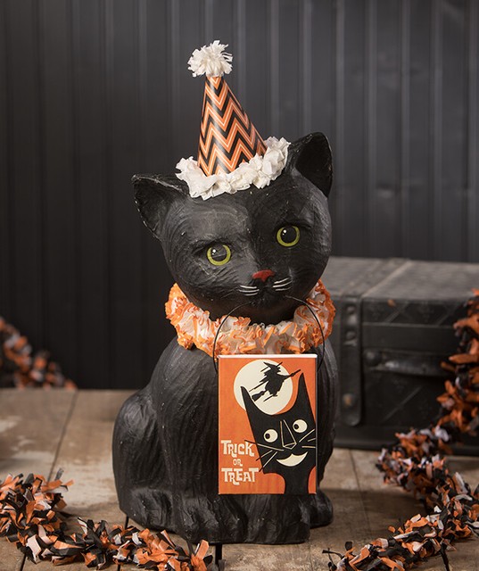 Bethany Lowe Halloween Black Cat Soiree Large New 2020 TJ9516 eBay