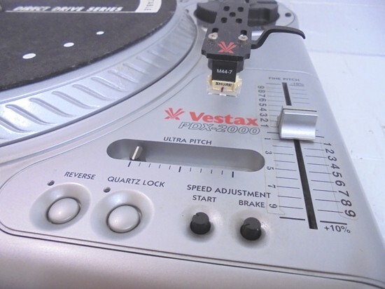 ⭕️安心保証 VESTAX PDX-2000 ターンテーブル 03039 中古品】Vestax/ターンテーブル/PDX-2000(ブラック) -DJ機材
