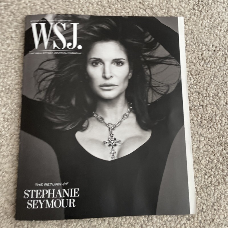 WSJ Magazine Wall Street Journal Spring 2023 Stephanie Seymour Women’s fashion
