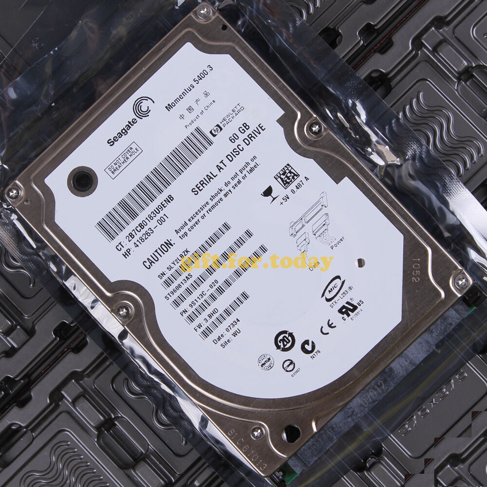 60 GB SATA Seagate Moment ST960813AS 5400 RPM 2.5