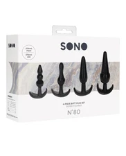 Shots Sono No. 8 Plug - Black Set Of 4