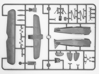 kimi 60枚 ICM 72311 Plastic model airplanes kit 1:72 Ki-10-II Japan army