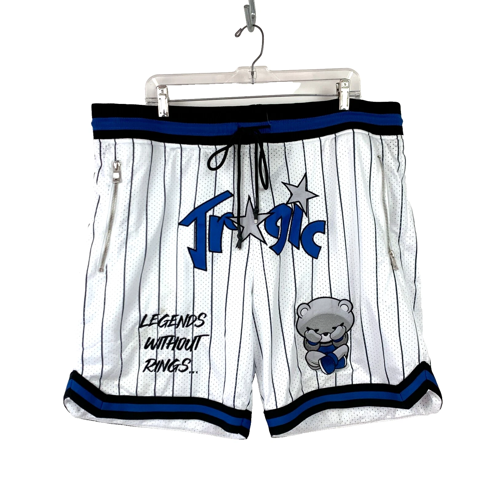 Jordan Craig Legacy Edition Retro Tragic Basketball Shorts Bianco XXL 2X