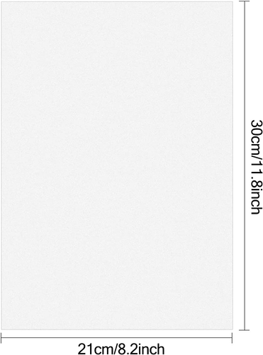 50 Blatt Kohlepapier Graphitpapier weiß Kohle Transfer (8,5 x 11,5 Zoll) Tr - Bild 2 von 12