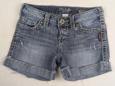Women's Silver Jeans Denim Shorts 27" McKenzie