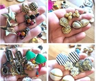 50 lot Vintage To New Earrings Costume Jewelry Reseller Lot Grandma Estate Lg