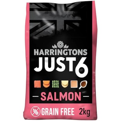 Harringtons Just 6 Complete Getreidefrei Hypoallergen Lachs & Gemüse Trocken Erwachsene
