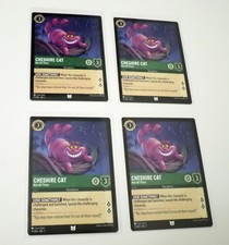 Disney Lorcana The First Chapter Cheshire Cat Not All There 4x 71/204 Uncommon