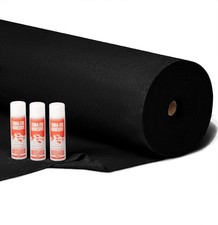 4 Way Stretch Carpet Glue Adhesive Van Lining Trim Multiple Lengths