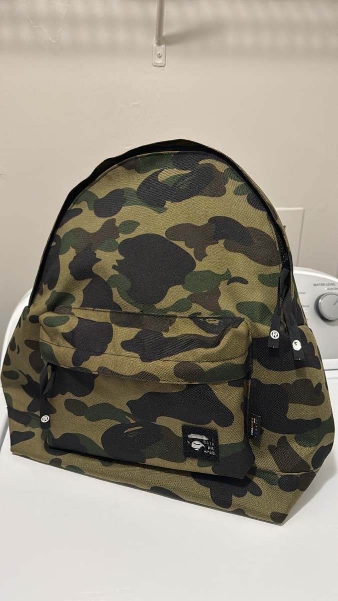 美品 BAPE × Cordura 1st camo バックパック リュック BAPE Khaki 1st Camo Cordura Day Backpack A Bathing Ape