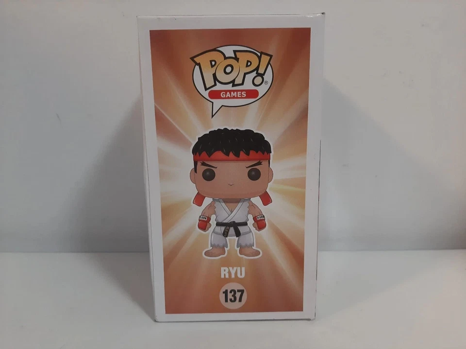 Figura Vinilo Funko Pop - Street Fighter Ryu # 137 + Protector Foto 4 de 4