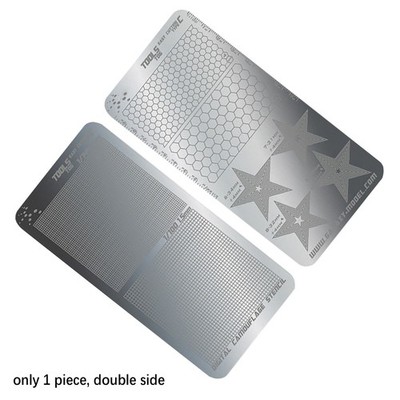 T06A03 Stainless Steel Masking Sheet Easy Cutting Type Board Hobby Tools Hrrr