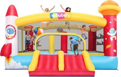Bounce House for Big Kids 8-12, 13X11 Ft Jump House W/Jump Area, Basketball Hoop