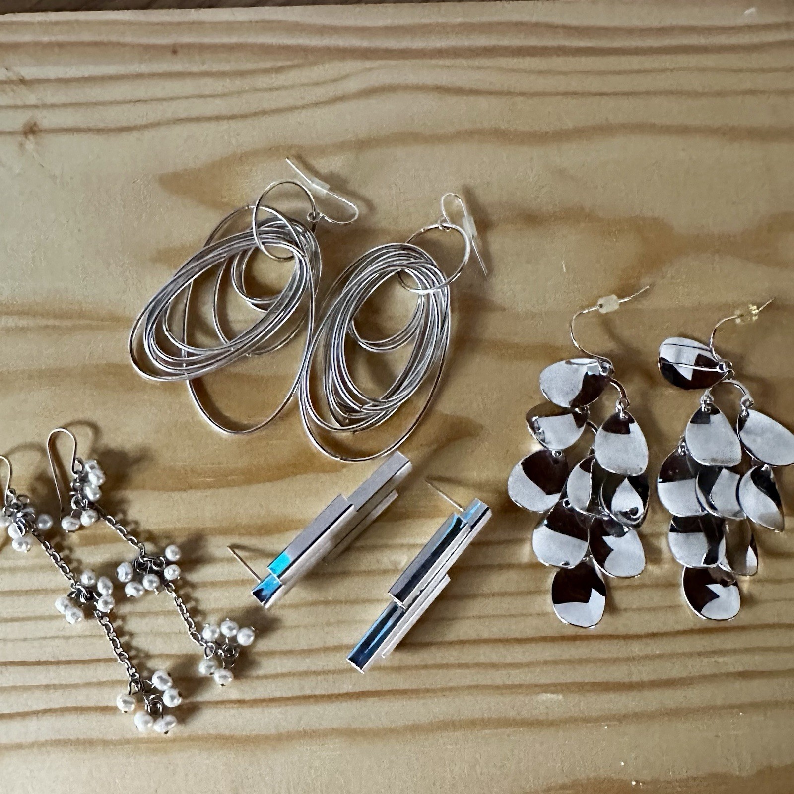 Earring Dangling Drop Dangle Costume Statement Fa… - image 1