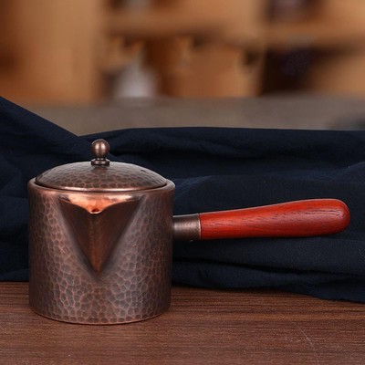 Teekanne 430ml Teekessel Milchausgießer für Teestube Haushalt Wohnzimmer