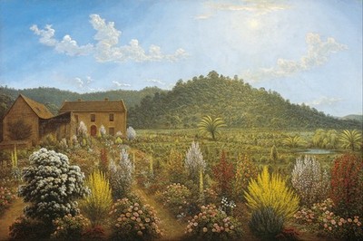 John Glover ein Blick auf den Künstler S Haus und Garten in Mills Plains Van Diemen S