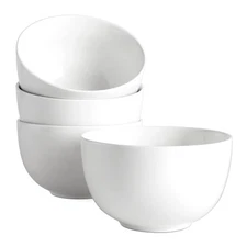 5.8" Deep Soup Bowls & Cereal Bowls - 30 Ounces Large Bowls Set of 4 for Kitchen
