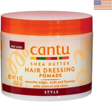 Curls Defined: Shea Butter Hair Dressing Pomade 4 Oz - Adds Control  Shine