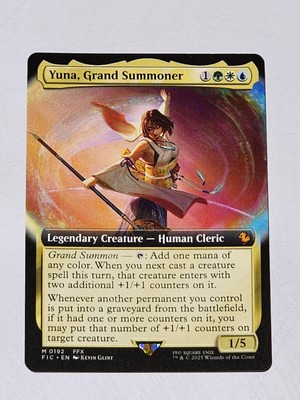 x1 Yuna, Grand Summoner - Extended Art M MTG Commander: Final