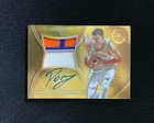 2017-18 Panini Opulence Kristaps Porzingis Game Worn Patch Auto 7/10 TY83