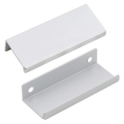 LC LICTOP 3.15 Inch Silver Finger Pulls for Cabinet 6Pcs, 80mm/3.15'',