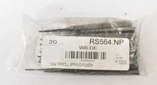 Lot of 20 Wilde Tool RS 564.NP Roll Spring Pin Punches 5/64" x 4-3/4" Carbon
