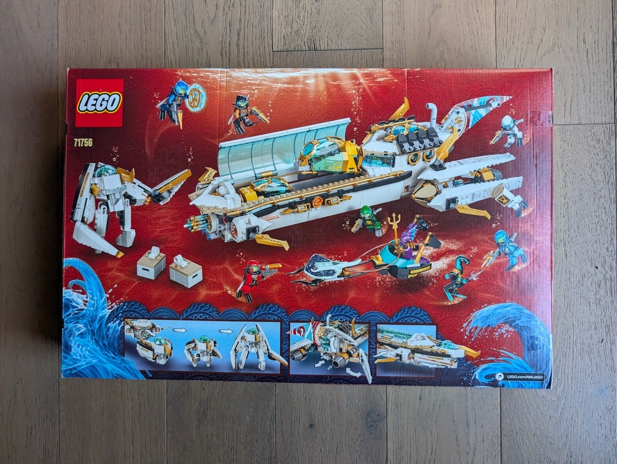 LEGO 71756 NINJAGO Hydro Bounty 1159 pcs New Complete Retired