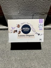 Millie Moon Luxury Diapers Size 3 13  28 lb Unisex   88 Count   New