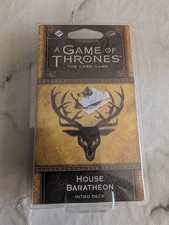 GAME OF THRONES THE CARD GAME HOUSE BARATHEON INTRO DECK ~ BRAND NEW AND SEALED