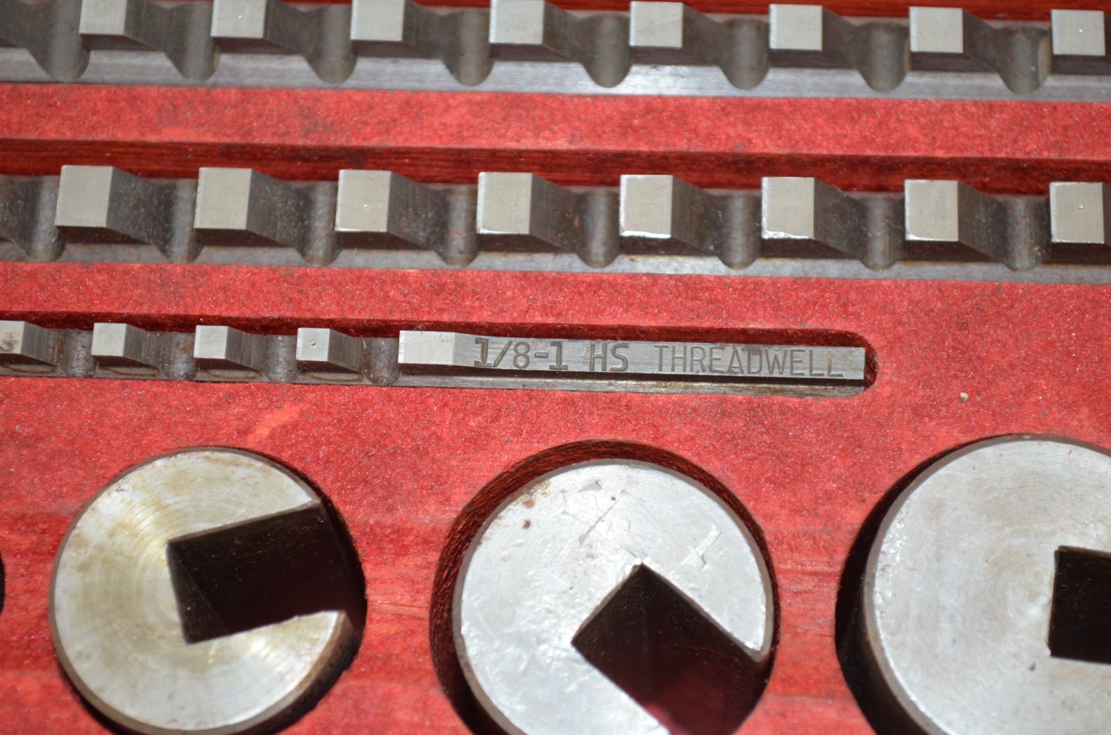 Threadwell High Speed Little Champ Keyway Broaches & Bushings Set 10-10A