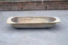 Vintage old large wooden dough bowl / trough / planter  - FREE DELIVERY