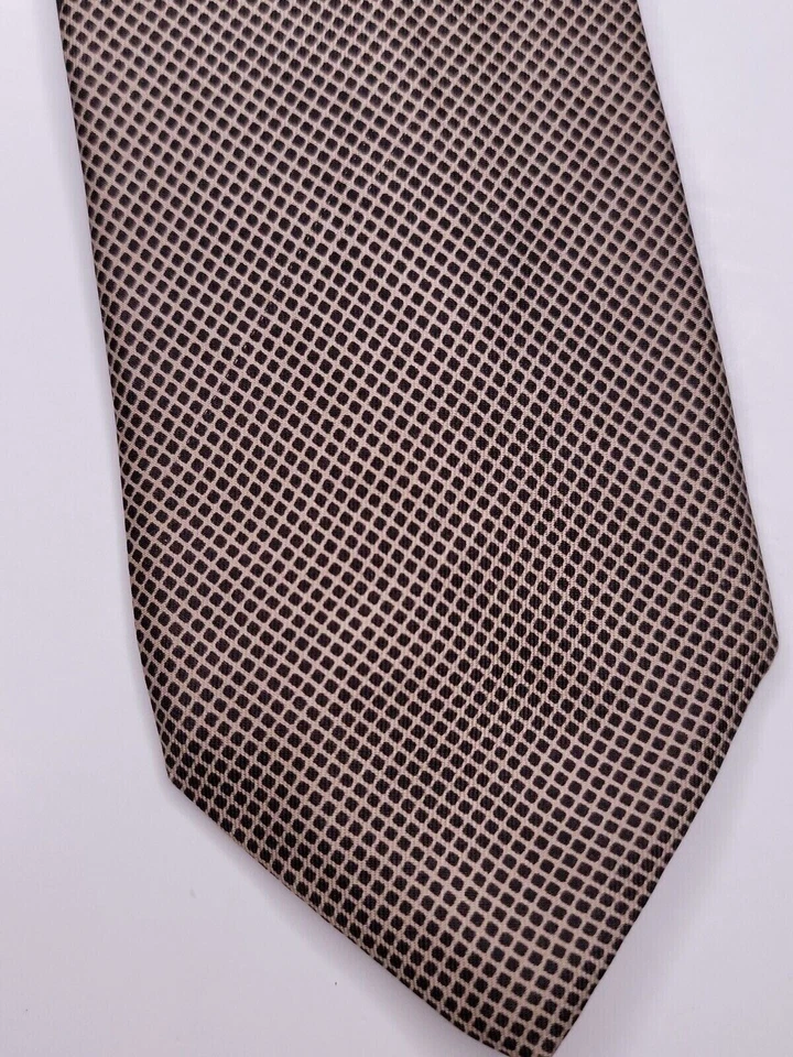 Dimensions 男式正式领带 56"Lx3.25"W 棕色领带 — 第 2/4 张图片