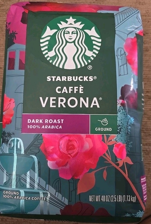 Starbucks Caffe Verona Dark Roast Ground Coffee - 40 oz. for sale